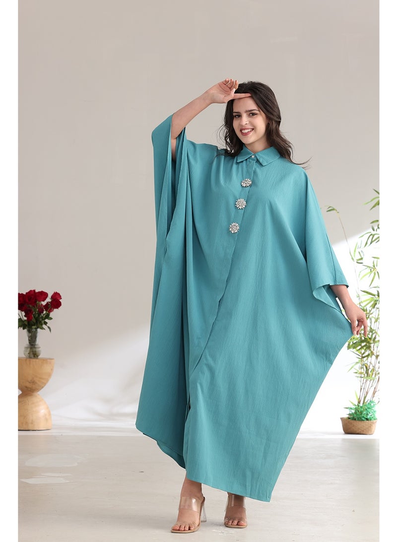 بلوزة طويلة فضفاضة - Image 3