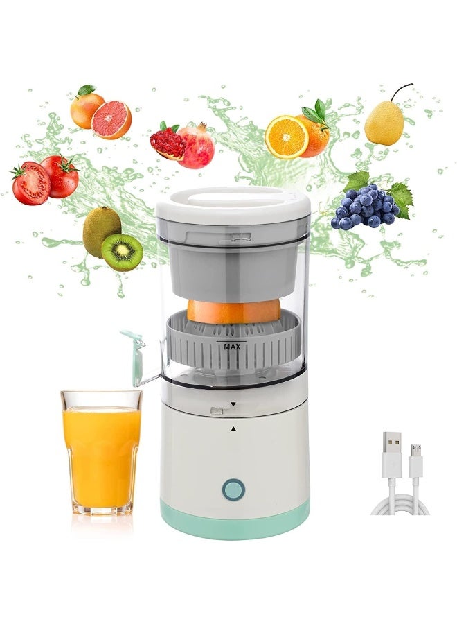 Citrus Juicer Hands Free Electric Orange Juicer, Button Easy Press Fruit and Vegetable Juicer - USB Charging Portable Electric Orange Juicer for Orange Lemon Tomato Grape - Image 5