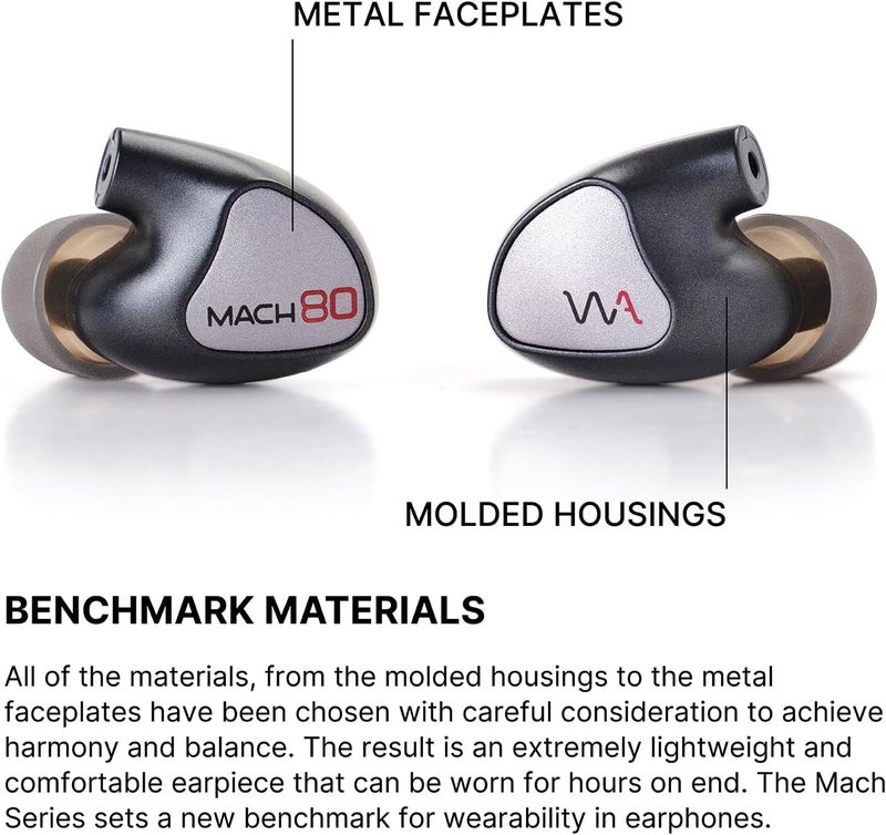 Westone Audio Mach 80 Universal Wired Iem, 8 Balanced Armature Drivers, Professional Musician Monitor Earphones - Image 4