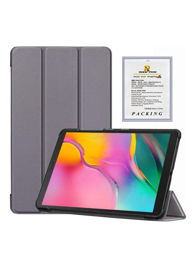 Rock Pow Protective Flip Case Cover For Samsung Galaxy Tab A 8.0 inch 2019 Model(T290 T295) Grey