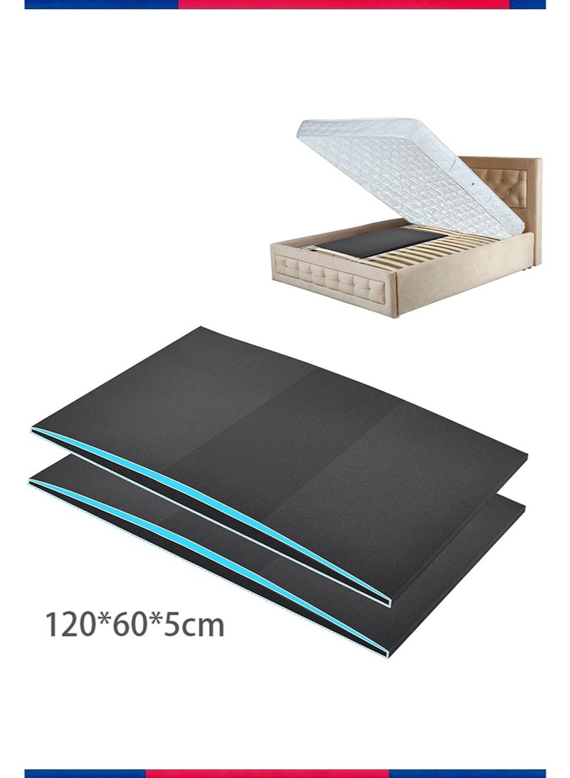 ايكانبو قطعتان من دعامات المراتب المترهلة لإصلاح المراتب الغائرة، وسادة إسفنجية عالية الكثافة لإصلاح المراتب المترهلة وإطالة عمرها، 120 × 60 × 5 سم - Image 1