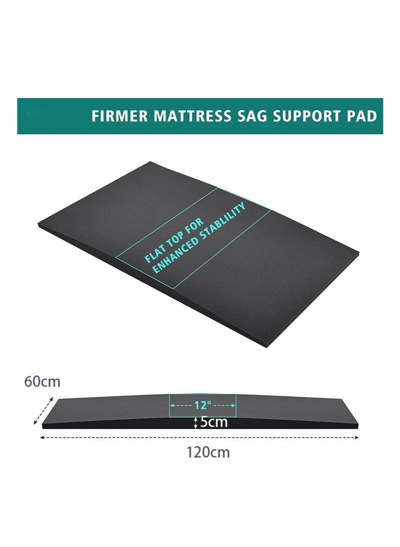 ايكانبو قطعتان من دعامات المراتب المترهلة لإصلاح المراتب الغائرة، وسادة إسفنجية عالية الكثافة لإصلاح المراتب المترهلة وإطالة عمرها، 120 × 60 × 5 سم - Image 5