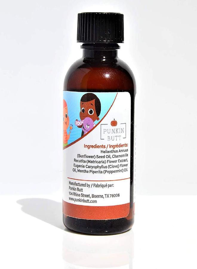 Punkin Butt Teething Oil - 2 oz - 100% Natural Teething Relief for Babies - Proprietary Blend Includes Chamomile, Sunflower, Peppermint, and Clove Oil - Baby Teething Relief With No Added Chemicals - Image 3