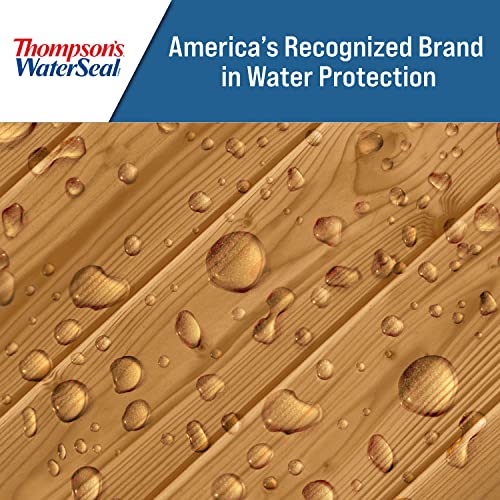 Thompson's Thompson’s WaterSeal Transparent Waterproofing Wood Stain and Sealer, Natural Cedar, 1 Gallon - Image 5