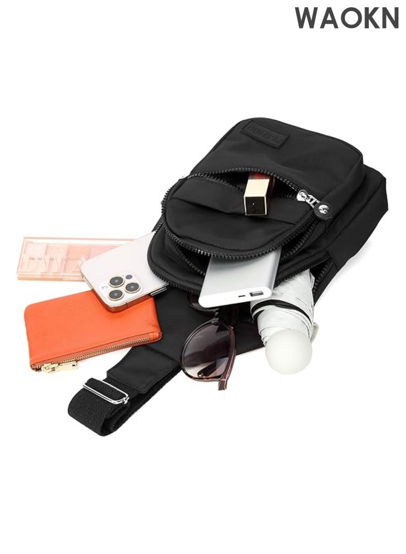 حقيبة رسول صغيرة للرجال والنساء، حقيبة ظهر رسول، حقيبة صدر، حقيبة رسول، مناسبة للسفر الرياضي والجري والمشي لمسافات طويلة، مناسبة للسفر والمشي لمسافات طويلة في الهواء الطلق