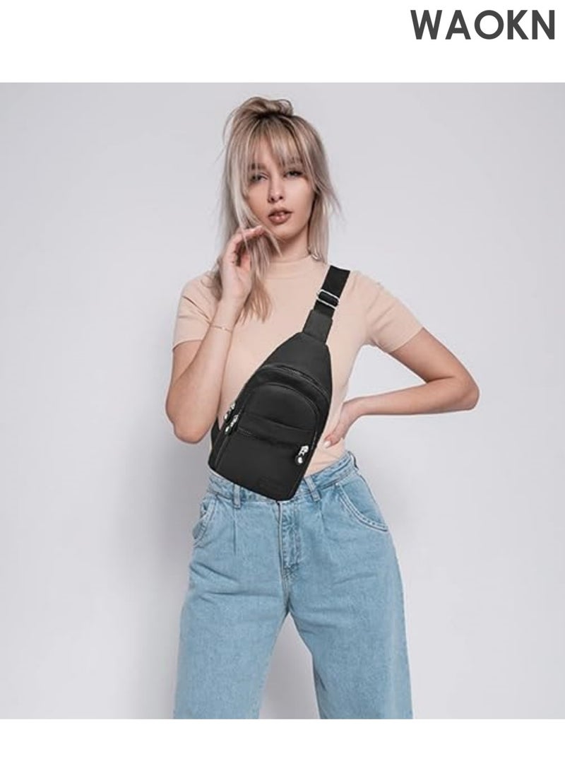 حقيبة رسول صغيرة للرجال والنساء، حقيبة ظهر رسول، حقيبة صدر، حقيبة رسول، مناسبة للسفر الرياضي والجري والمشي لمسافات طويلة، مناسبة للسفر والمشي لمسافات طويلة في الهواء الطلق