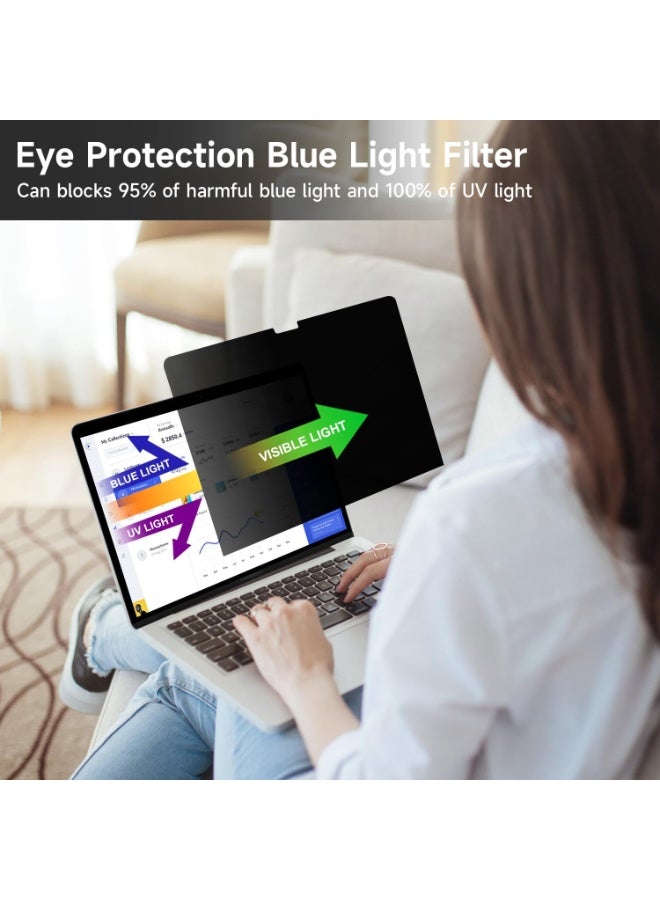 Magnetic Privacy Screen Protector Compatible with 2026 MacBook Neo 13 inch with A18 Pro Chip(A3404), Anti Peeping Anti Blue Light Anti Glare Removable Laptop Privacy Screen Shield - Image 5