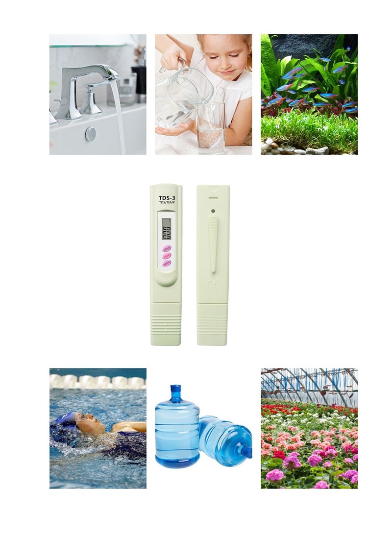 Generic - Digital TDS-3  Water Quality Tester Portable LCD Display Water Testing Meter - Image 1