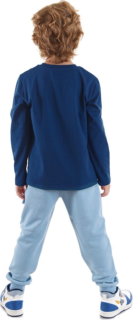 Denokids Monster Firefighter Boy T-Shirt Pants Set  - Image 2