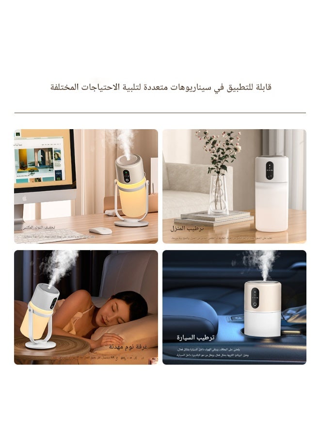 جهاز ترطيب هواء جديد، ترطيب منزلي صامت، موديل قابل للتوصيل، جهاز ترطيب صغير محمول USB صغير لمكتب مكتبي - Image 5