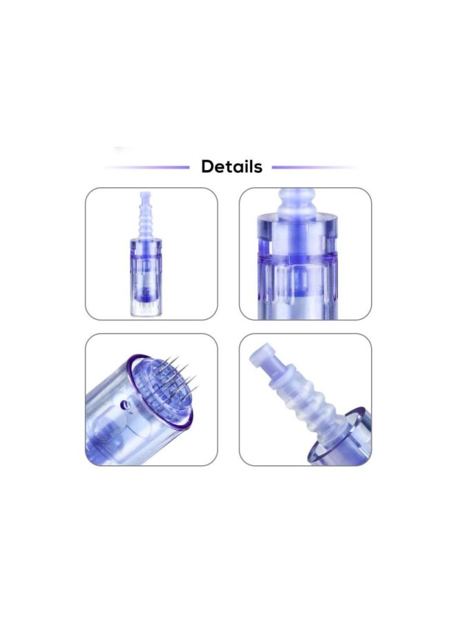 إسكدنيا مجموعة خراطيش إبر بديلة بسعة 36 إبرة للاستخدام مرة واحدة مكونة من 15 قطعة أزرق - Image 5