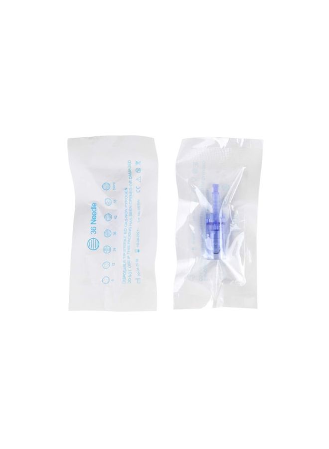 إسكدنيا مجموعة خراطيش إبر بديلة بسعة 36 إبرة للاستخدام مرة واحدة مكونة من 15 قطعة أزرق - Image 2