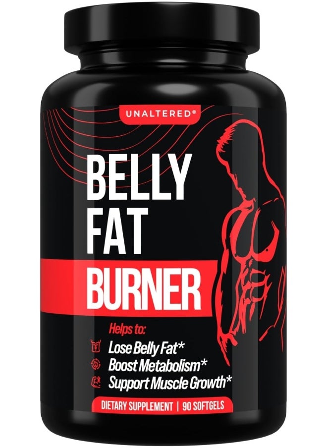 UNALTERED - Fat Burner for Men - Lose Belly Fat, Tighten Abs, Support Lean Muscle - Jitter And Caffeine-Free Weight Loss Pills - 90 Ct - Image 1