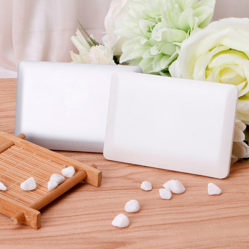 Portable Mini Mirror: White Fine-Material Compact Mirror - Novel Notebook Style Mirror for Girls On-the-Go & Daily Use - Image 3