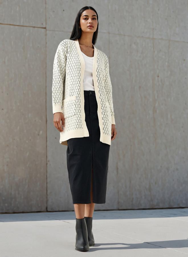 تواكستريمز كارديجان طويل محكم - Image 2