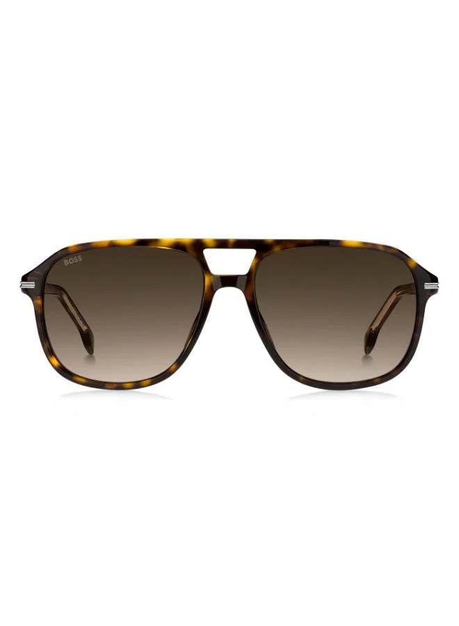 HUGO BOSS  Square Double Bridge Sunglasses Frames for Men | Best Price UAE