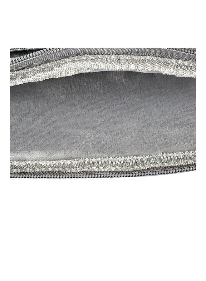 NIBEMINENT 15.4 Inch Waterproof Nylon Laptop Briefcase Light Grey  - Image 4