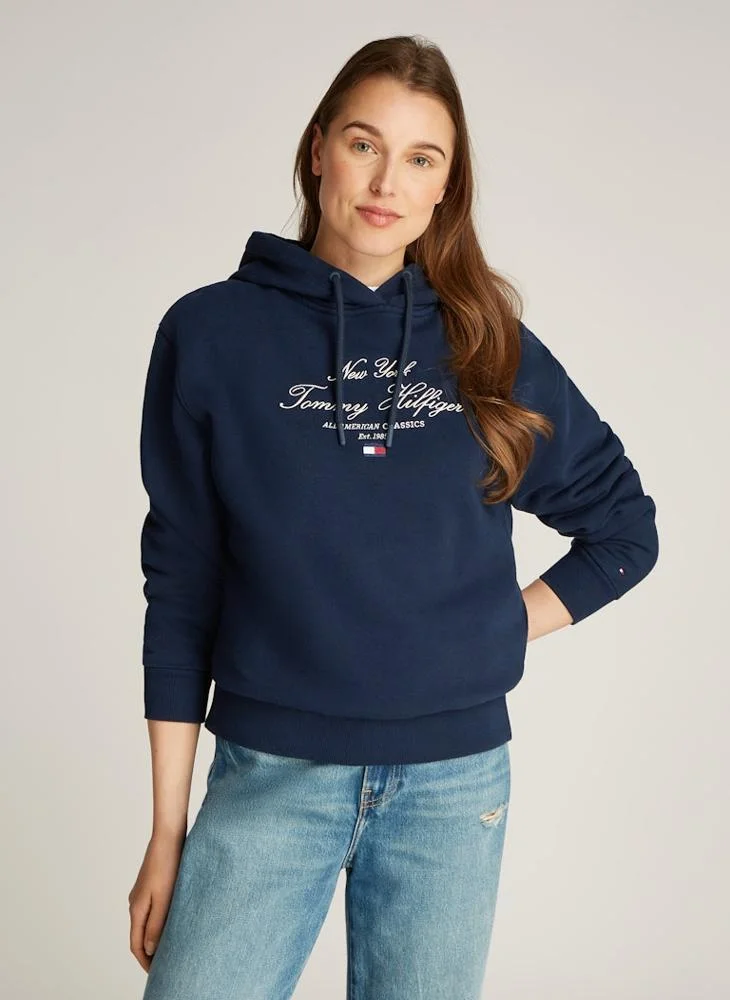 تومي هيلفيغر Graphic Pullover Hoodie