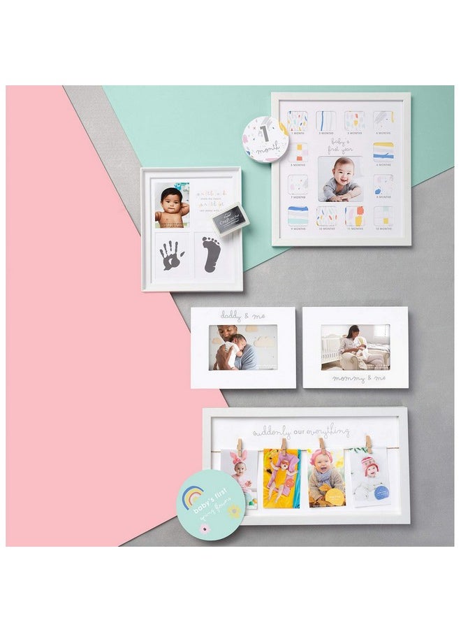 C.R. Gibson Baby'S First Year Photo Frame With Milestone Stickers 12'' X 13.25''  - Image 5