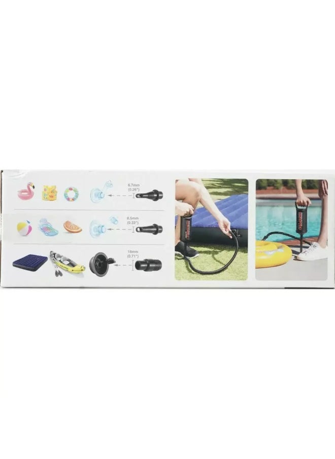 INTEX Intex Double Quick High Output Hand Air Pump- 68612, Size 29cm  - Image 2