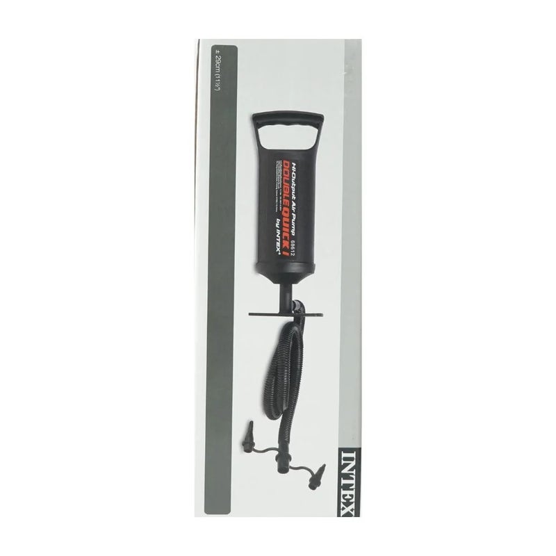 Intex Double Quick High Output Hand Air Pump- 68612, Size 29cm - Image 1