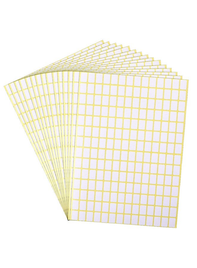 Sliverdew 2940 Pcs Matte Small White Labels Stickers Blank Labels Removable Price Tags Labels Stickers For Jars Boxes File Folders Envelopes School Office Kitchen (13 X 9 Mm) - Image 1