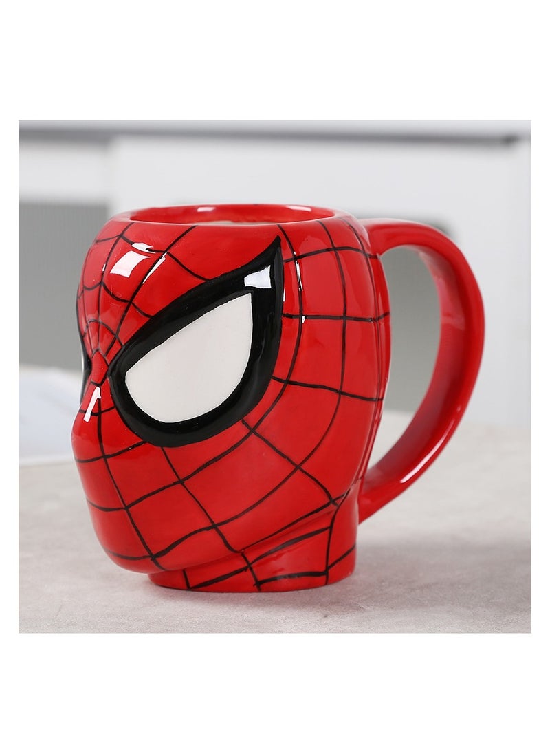 xozgdovg The Avengers Ceramic Cup Spider-Man Hulk Raytheon Iron Man Superman Coffee Cup/Spider-Man mug 