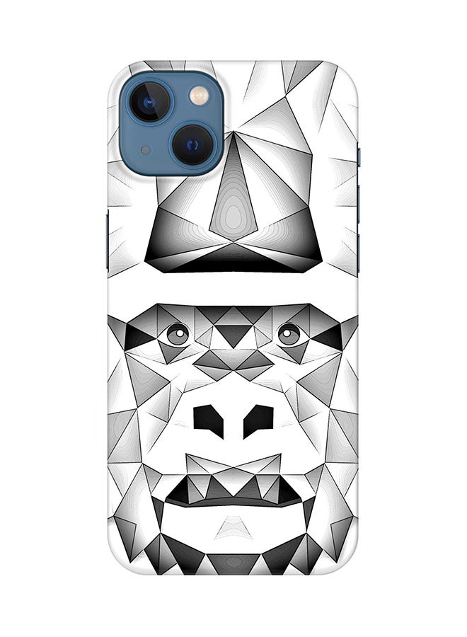 Case for Apple iPhone 14 Slim Snap Classic Series Mobile Cover Hard PC Shield Matte Finish Print - Poly Ape