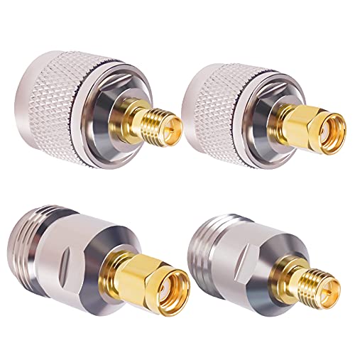 Goupchn N to RP-SMA Connectors Kit Coax Coaxial Reverse Polarity SMA Male Female to N Type Male Female Adapter Convertor - Image 5