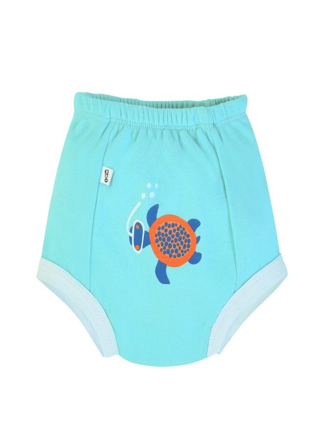 YouGotPlanB Unisex Babies Padded Underwear | Mixed| 100% Cotton | Soft Elastic | Semi-Waterproof | Mess Free | Potty Training Underwear for Babies | 4 Layer Protection | No Mark | Pack of 3 - Image 2