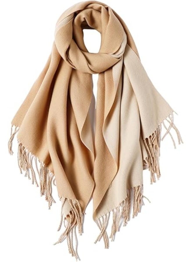Womens Cashmere Scarf Large Pashmina Shawls and Wraps Light Blanket Scarf for Evening Dress Warm Daily Travel Office - Image 1