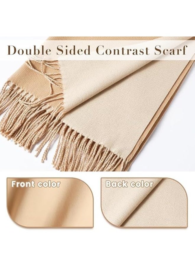 Womens Cashmere Scarf Large Pashmina Shawls and Wraps Light Blanket Scarf for Evening Dress Warm Daily Travel Office - Image 4