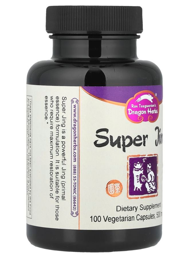 Dragon Herbs Super Jing 100 Vegetarian Capsules - Image 2