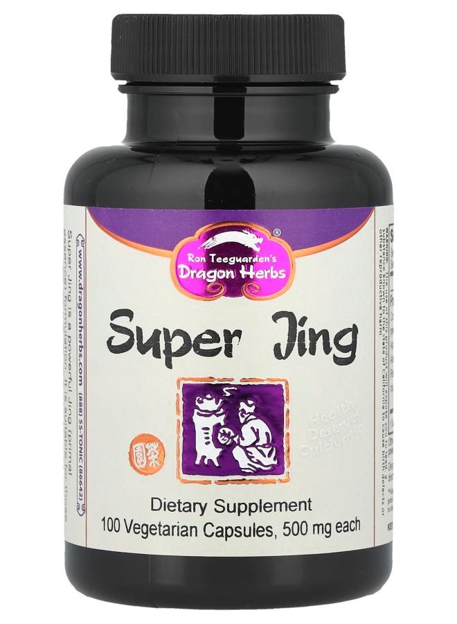 Dragon Herbs Super Jing 100 Vegetarian Capsules - Image 1