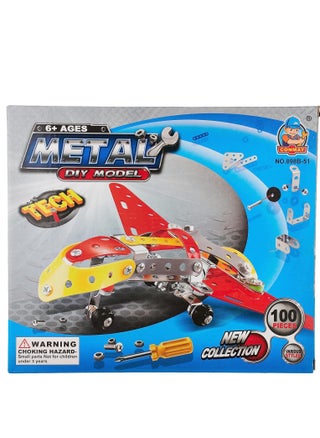DIY Metal Airplane Toy - Build-It-Yourself Model Kit with 100 Pieces - Educational STEM Toy for Kids 6+ - pzsku/ZA885D73F8EFF8A2E445EZ/45/_/1702436542/bd0f7ffd-5bc6-4642-ada7-710ccf8c0535