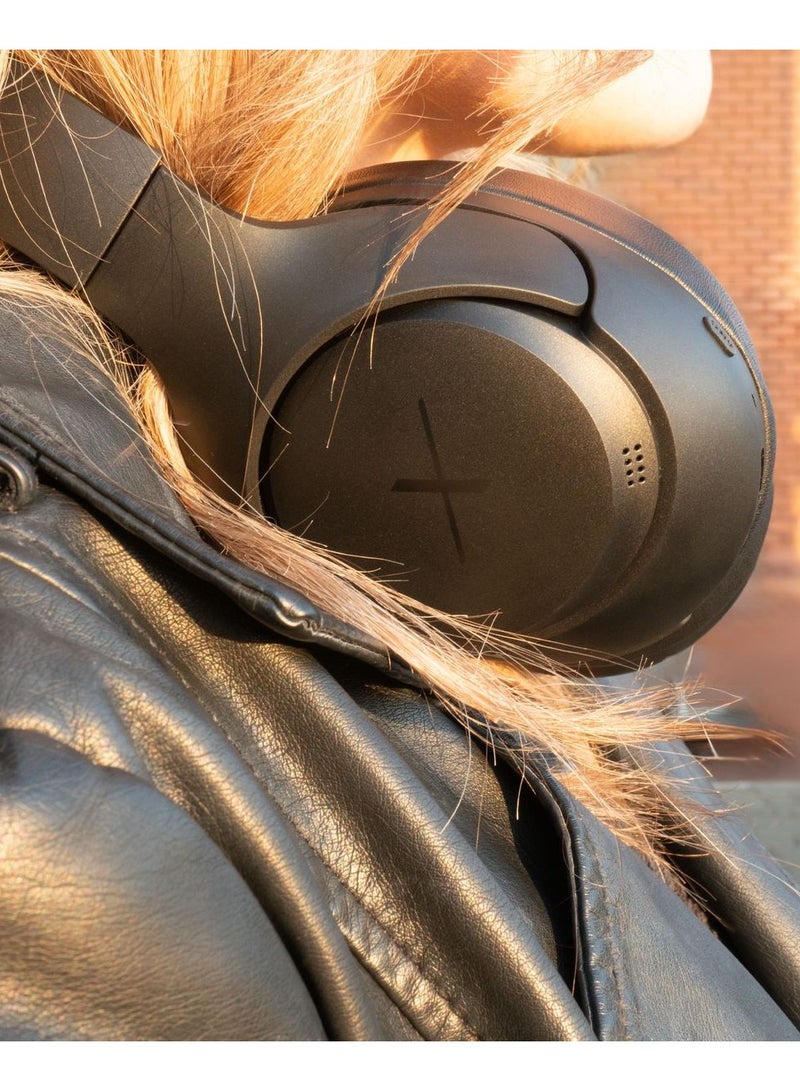 Volkano Hybrid Active Noise Cancelling Headphones with Multiple Modes, Hi-Res Sound, Upto 55H Playtime, Fast Charge, Soft Earcups, Bluetooth Headphones, Travel Black - Image 3