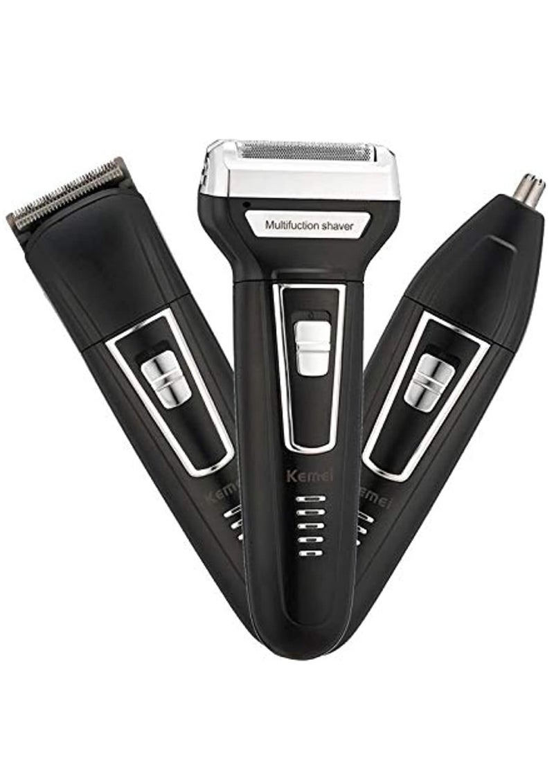 Generic "3-in-1 Electric Razor and Beard Trimmer for Men - Rechargeable, Waterproof Grooming Set with Cordless Hair Clippers and Nose Hair Trimmer"  - Image 2