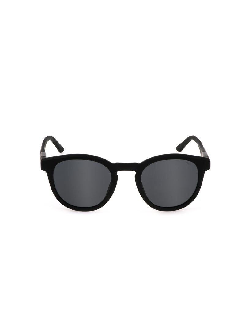 FILA Men's Polarized  Sunglasses SFI521 50U28P - Lens Size: 50 Mm - Matt Black - Image 2
