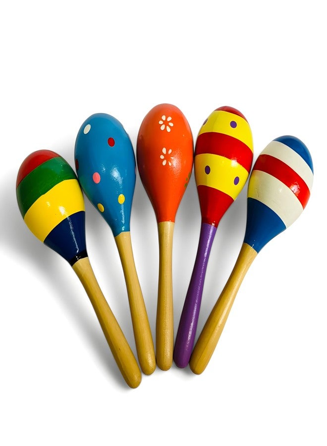 MarvelStore Wooden Rattles for Baby, Infants, New Born Babies Toys (0 to 6 to 12 Months) | Perfect for Early Music Education, Rhythm Practice, and Sensory Play (Multicolor) (Rattle Set 3) - Image 4