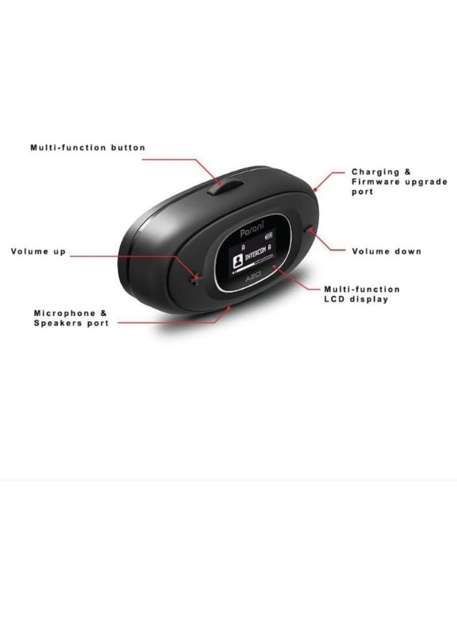 Sena Parani A20 Premium Motorcycle Bluetooth Intercom - Image 2