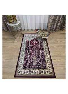 Intex Curtains House INtex Home Velvet Prayer rug - printed fabric padded with antislip layer - non pattern modern  design - 70 x 110 cm  - Image 2