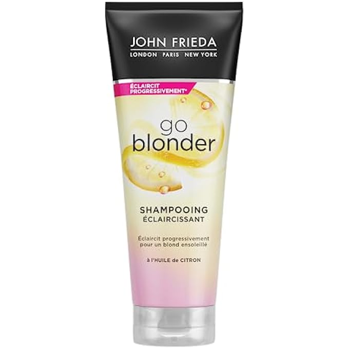 John Frieda - GO BLONDER HAIR ROUTINE SET - SHAMPOO + DEMELANT CARE + SPRAY - FOR BLONDE HAIR - Image 2