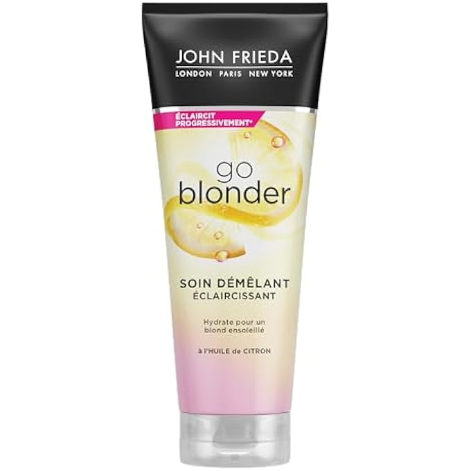 John Frieda - GO BLONDER HAIR ROUTINE SET - SHAMPOO + DEMELANT CARE + SPRAY - FOR BLONDE HAIR - Image 3