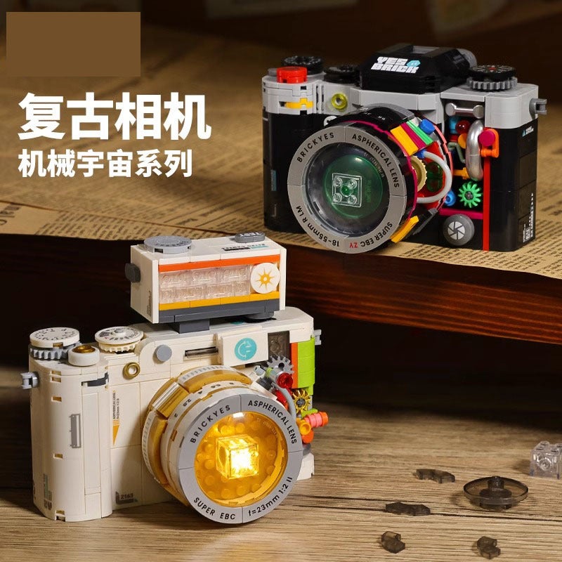 Retro Simulation Camera Difficulty Creative Model Building Blocks Assembled Building Blocks Educational Institutions Children'S Toys - Image 2