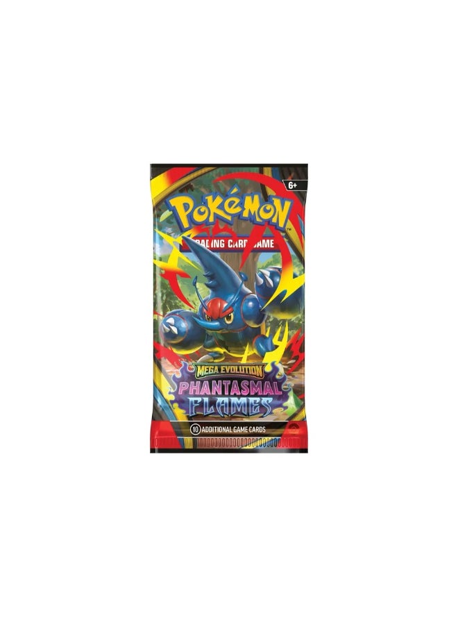 Pokemon Pokémon TCG Mega Evolution—Phantasmal Flames Booster Pack, 10 Trading Cards, Random Assorted Pack Artwork, Collectible Card Game Expansion - Image 4