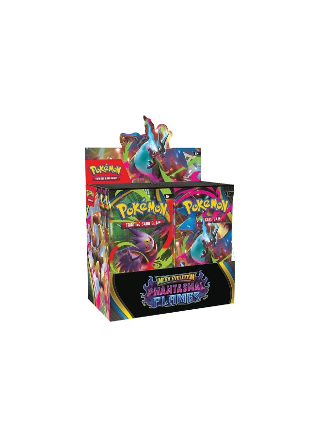Pokemon Pokémon TCG Mega Evolution—Phantasmal Flames Booster Pack, 10 Trading Cards, Random Assorted Pack Artwork, Collectible Card Game Expansion - Image 2