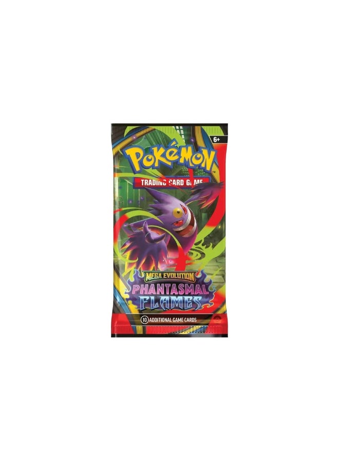 Pokemon Pokémon TCG Mega Evolution—Phantasmal Flames Booster Pack, 10 Trading Cards, Random Assorted Pack Artwork, Collectible Card Game Expansion - Image 5