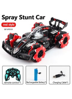 Arabest 2.4G 4WD Lateral Drift Special Effects Spray Remote Control Car Red 25*14*8 cm  - Image 1