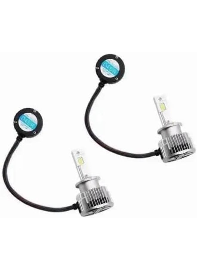 شيزا ستار طقم تحويل مصابيح LED الأمامية، نوع المصباح، تصميم مشتت حراري من الألومنيوم مع مروحة تبريد، سلسلة D (D2S، D4S، D1S، D3S)  - Image 5