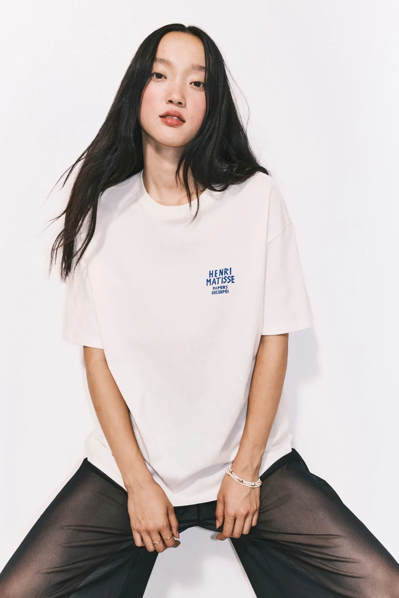 H&M Oversized printed T-shirt